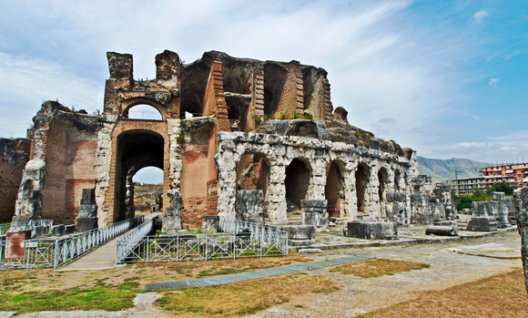 Capua Amphitheatre, ruins, Naples, Italy, Napoli, Italia